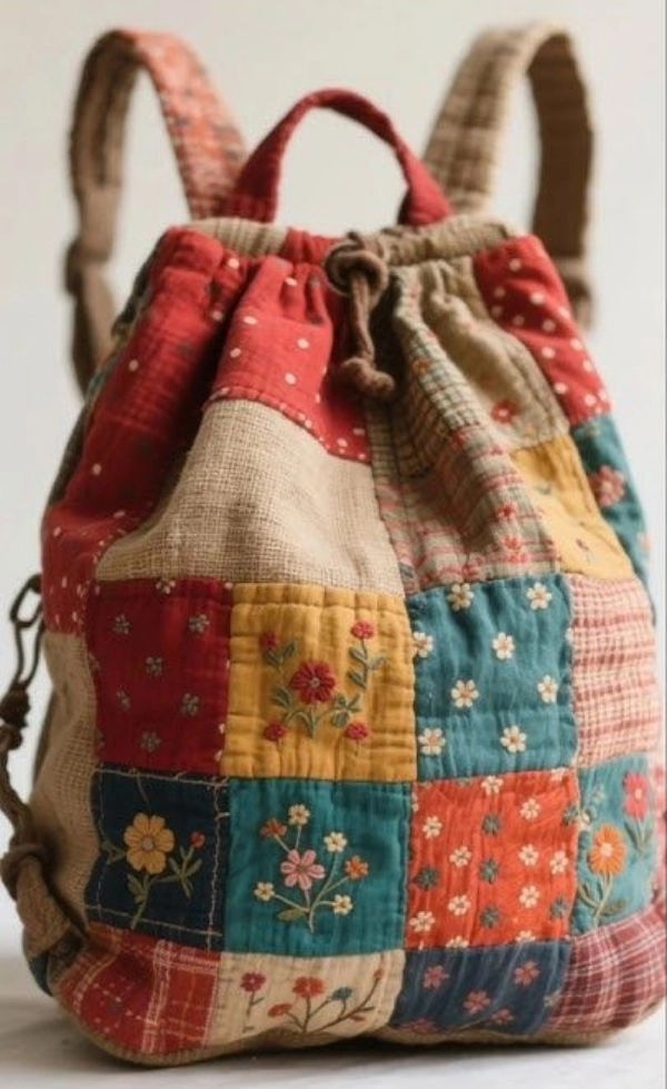 🪡DIY Bolsas de Tecido: Inspire-se com 17 Modelos Florais Lindos e Criativos