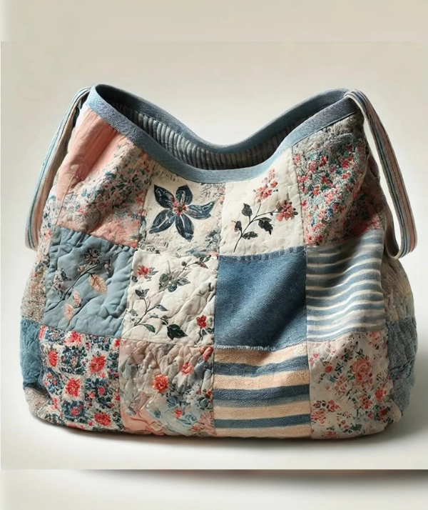 🪡DIY Bolsas de Tecido: Inspire-se com 17 Modelos Florais Lindos e Criativos