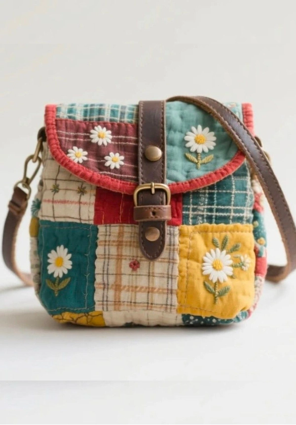 🪡DIY Bolsas de Tecido: Inspire-se com 17 Modelos Florais Lindos e Criativos