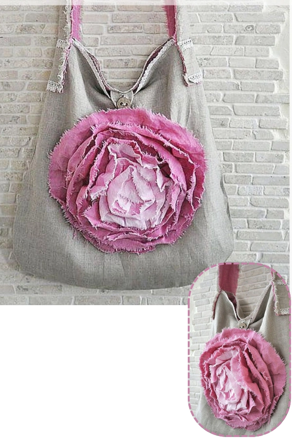 🪡DIY Bolsas de Tecido: Inspire-se com 17 Modelos Florais Lindos e Criativos