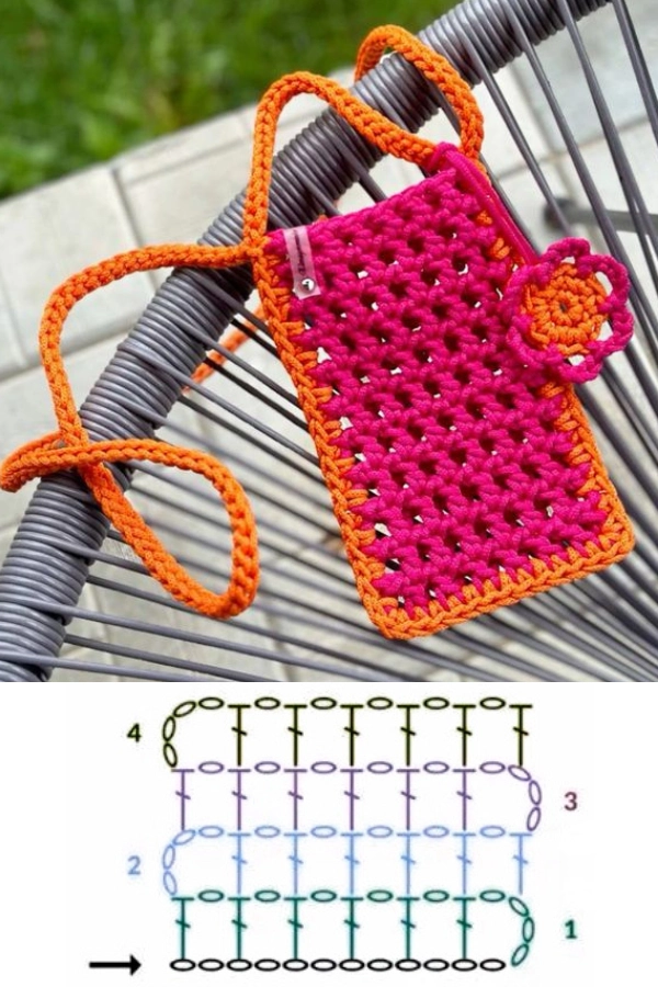 🧶Modelos de Porta Celular de Crochê para Deixar Seus Looks Mais Charmosos