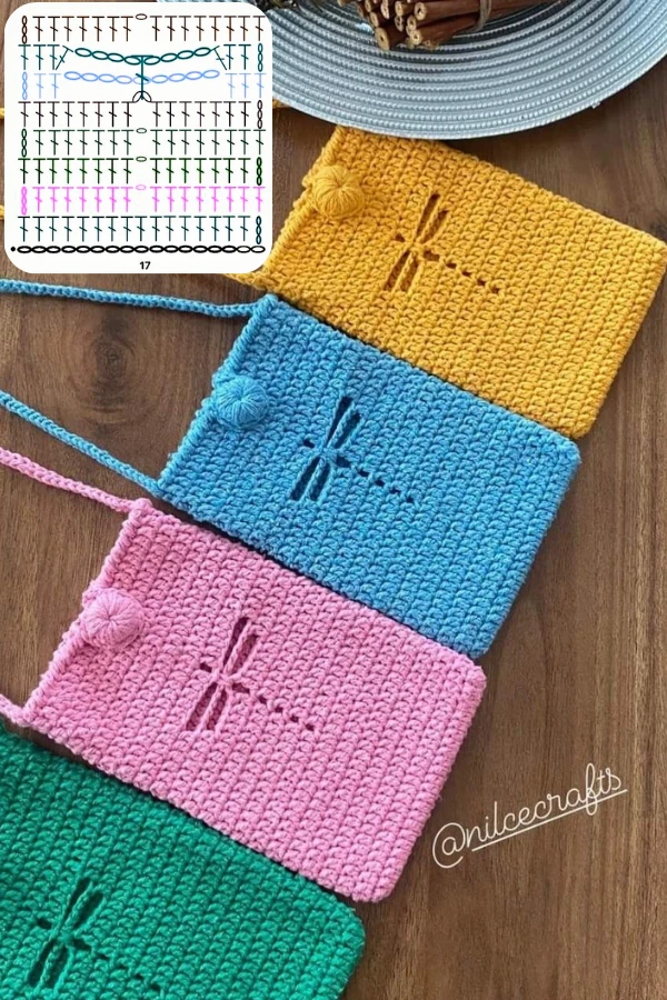 🧶Modelos de Porta Celular de Crochê para Deixar Seus Looks Mais Charmosos