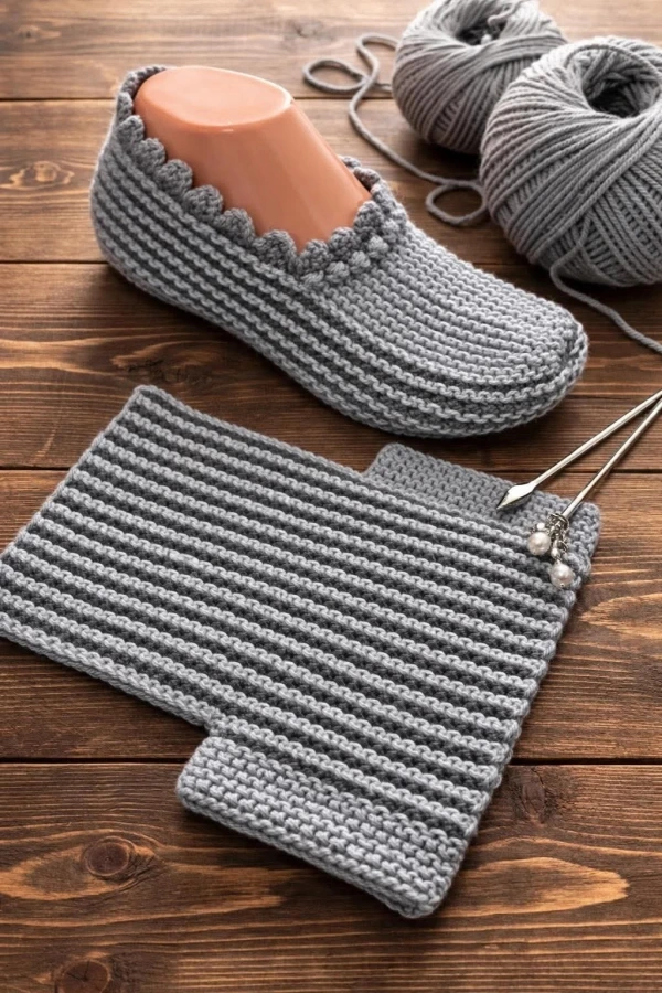 🧶14 Sapatilhas de Crochê ou Tricô para Bebês e Adultos: Ideias Charmosas para o Inverno