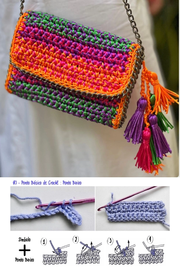🧶Bolsas Pequenas de Crochê: 14 Modelos Lindos, Versáteis e Fáceis de Fazer