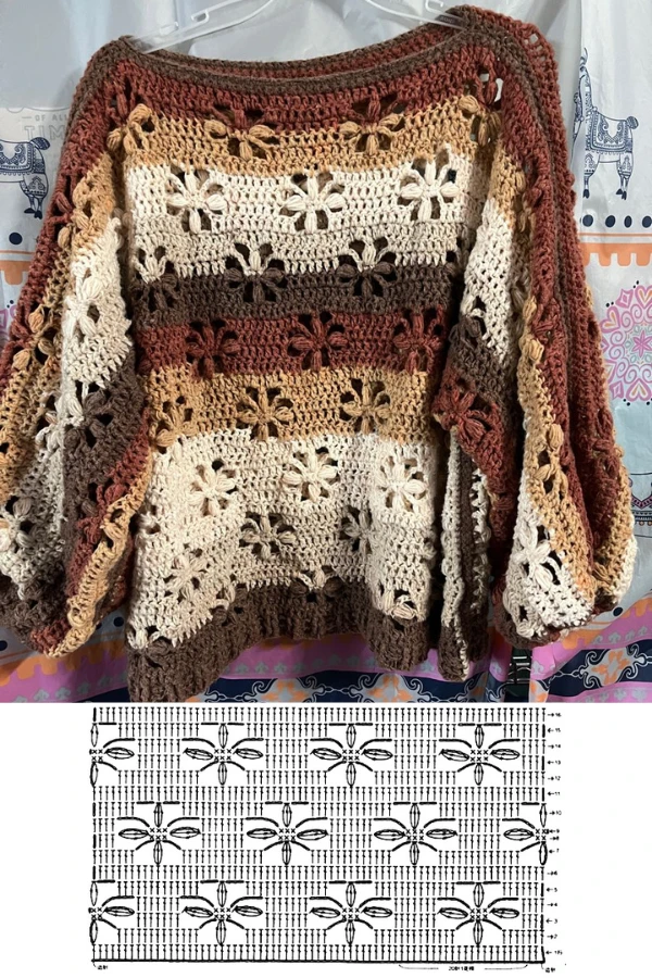 🧶Blusas de Crochê: 11 Modelos com Gráficos e Pontos Lindos para se Inspirar