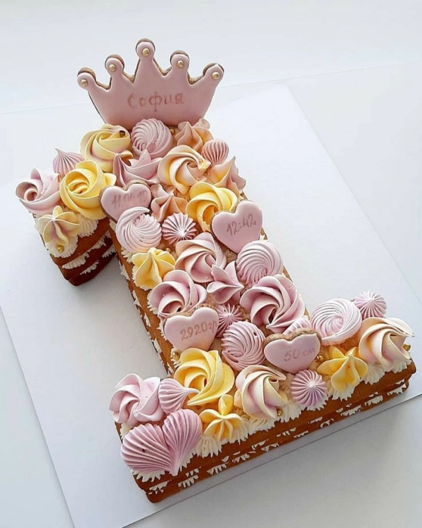 🎂Bolos de Aniversário Decorados: 22 Modelos Lindos, Criativos e com Bolos de Número