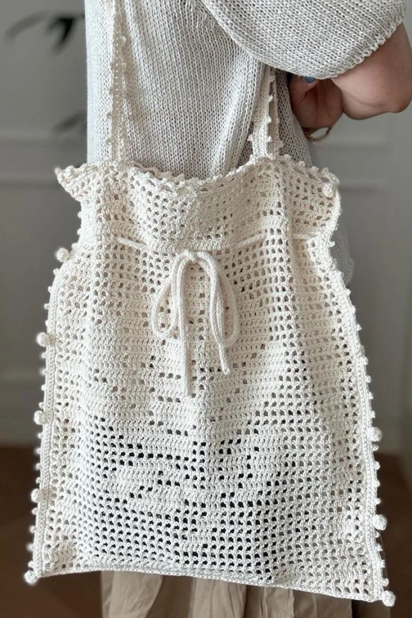 👜Bolsas Brancas de Crochê: 18 Modelos Elegantes que Destacam a Beleza dos Pontos