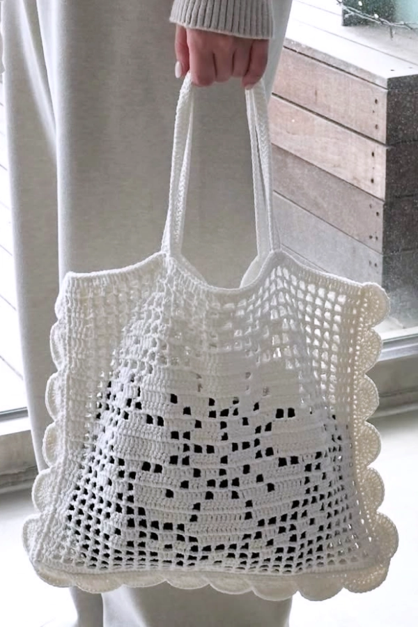 👜Bolsas Brancas de Crochê: 18 Modelos Elegantes que Destacam a Beleza dos Pontos