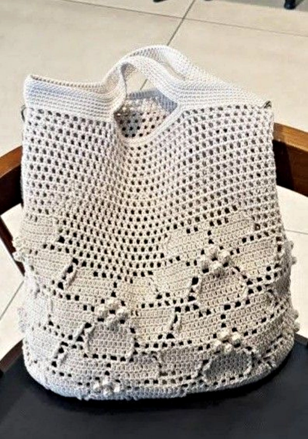 👜Bolsas Brancas de Crochê: 18 Modelos Elegantes que Destacam a Beleza dos Pontos