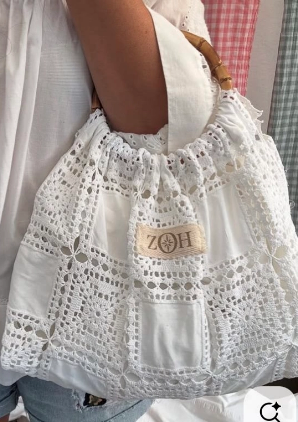 👜Bolsas Brancas de Crochê: 18 Modelos Elegantes que Destacam a Beleza dos Pontos