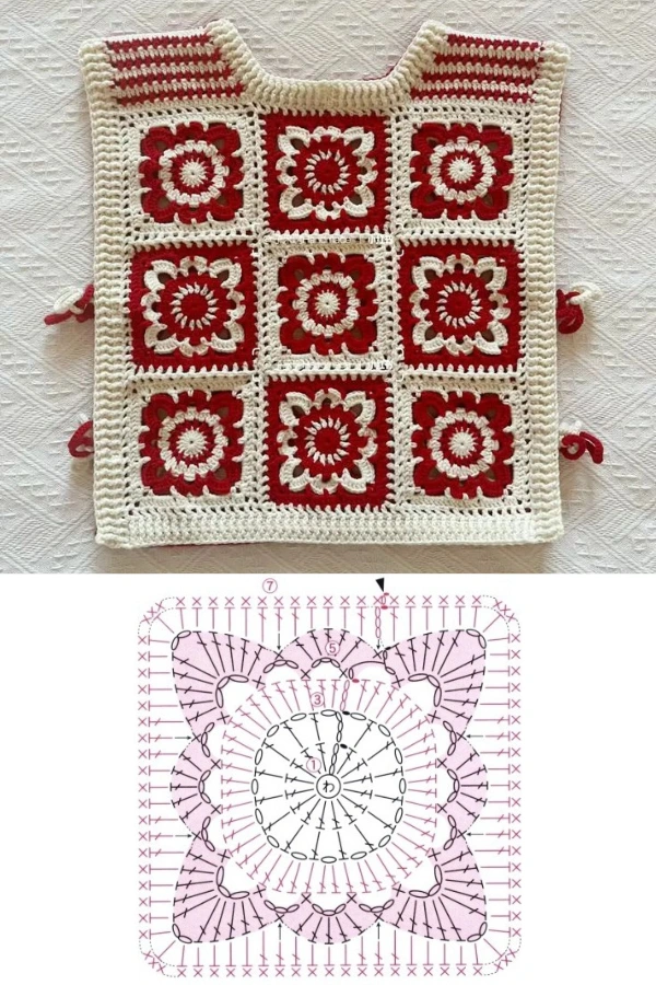 🧶DIY Coletes de Crochê: 15 Modelos Modernos com Gráficos para se Inspirar