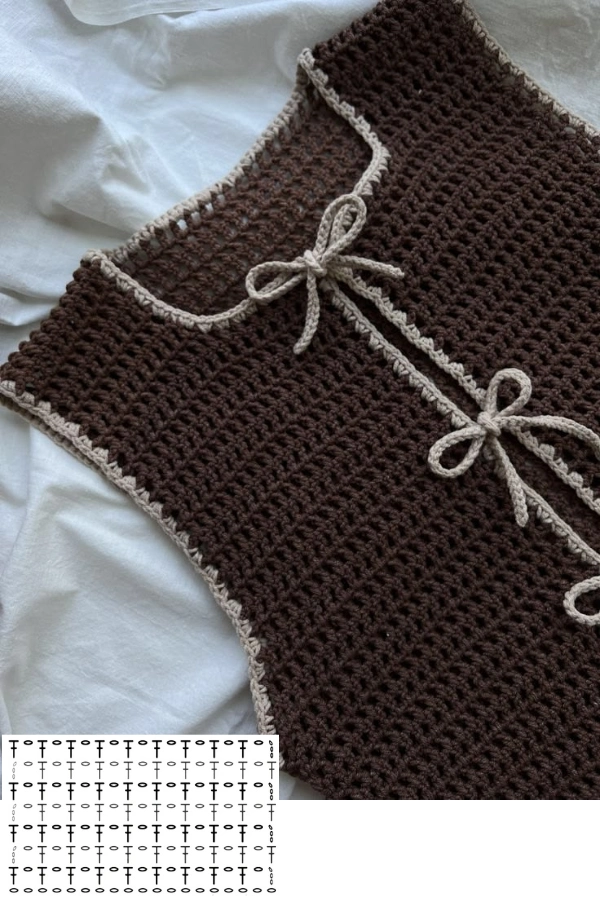 🧶DIY Coletes de Crochê: 15 Modelos Modernos com Gráficos para se Inspirar