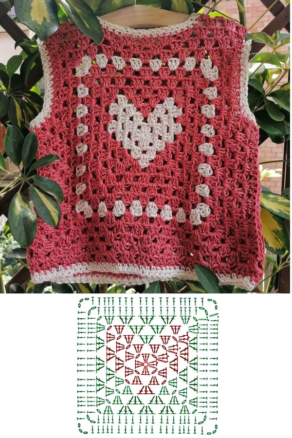 🧶DIY Coletes de Crochê: 15 Modelos Modernos com Gráficos para se Inspirar