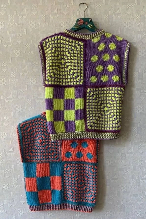 🧶DIY Coletes de Crochê: 15 Modelos Modernos com Gráficos para se Inspirar
