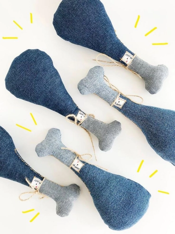 🐶Como Reaproveitar Jeans Velho: 12 Ideias Criativas para Fazer Mimos para Cachorros e Gatos
