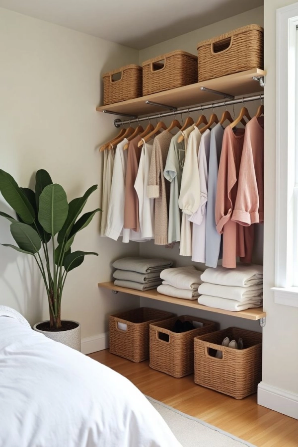 👗Guarda-Roupa Aberto: 19 Ideias Modernas para Organizar o Quarto com Estilo