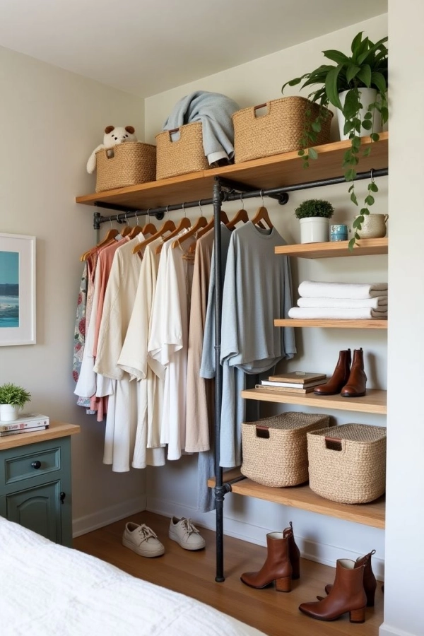 👗Guarda-Roupa Aberto: 19 Ideias Modernas para Organizar o Quarto com Estilo