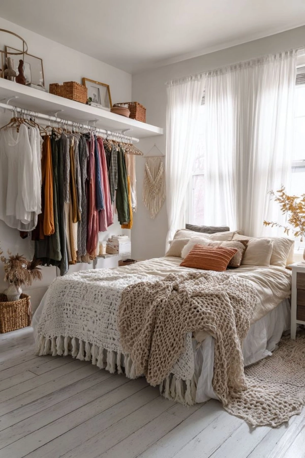 👗Guarda-Roupa Aberto: 19 Ideias Modernas para Organizar o Quarto com Estilo