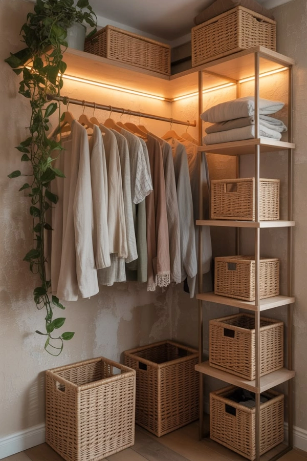 👗Guarda-Roupa Aberto: 19 Ideias Modernas para Organizar o Quarto com Estilo