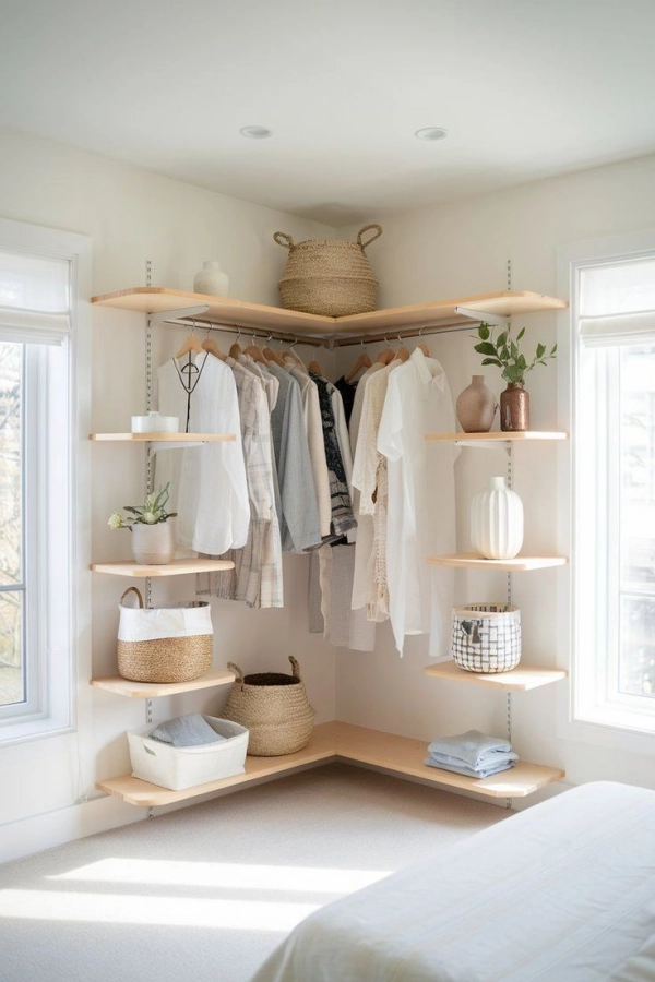 👗Guarda-Roupa Aberto: 19 Ideias Modernas para Organizar o Quarto com Estilo