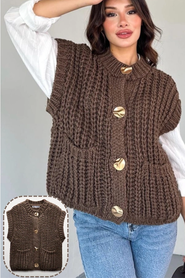 🧶18 Modelos de Coletes de Tricô para Inspirar Looks Elegantes e Confortáveis