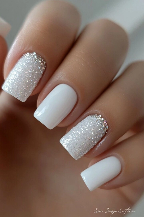 🤍Unhas para Noivas: 18 Ideias de Esmaltes, Cores e Designs para Mãos Bonitas no Casamento