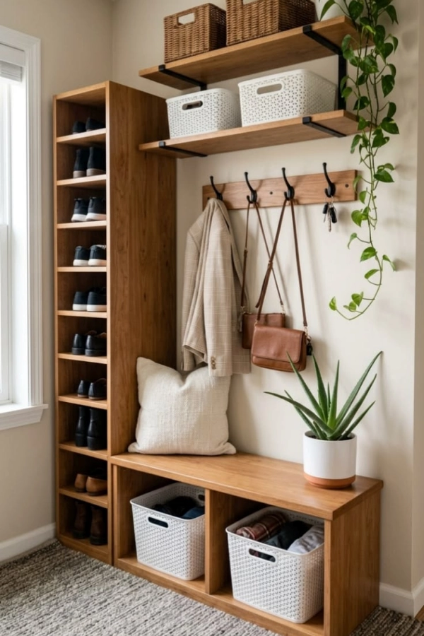 🏡Casa Bonita e Organizada: 14 Ideias para Montar um Cantinho dos Sapatos