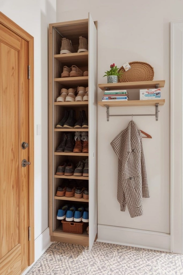 🏡Casa Bonita e Organizada: 14 Ideias para Montar um Cantinho dos Sapatos