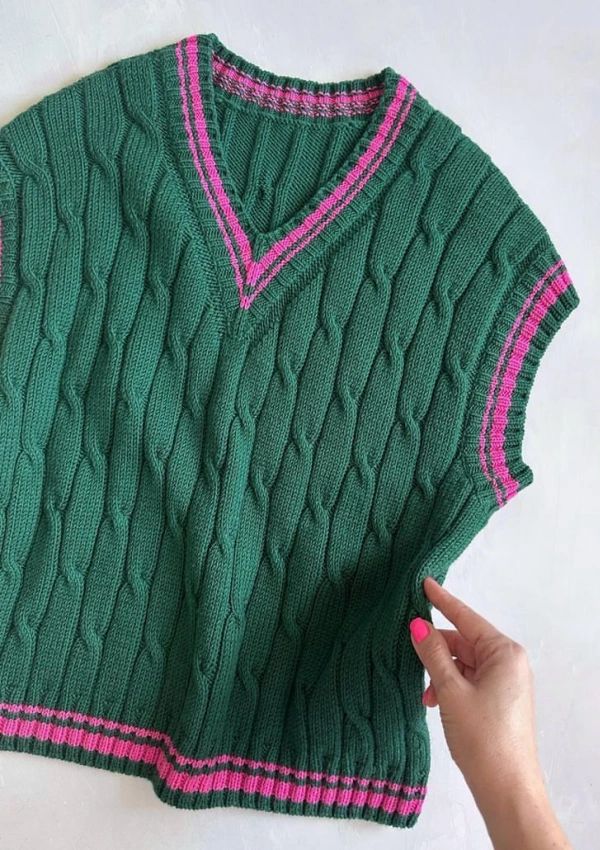 🧶17 Modelos de Coletes de Tricô: Modernos, Coloridos e Cheios de Charme ⭐
