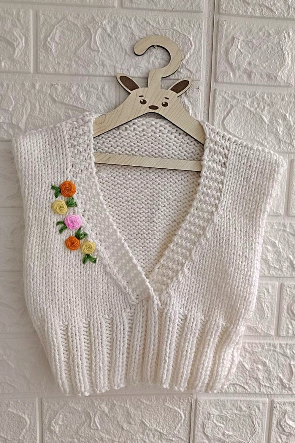🧶17 Modelos de Coletes de Tricô: Modernos, Coloridos e Cheios de Charme ⭐
