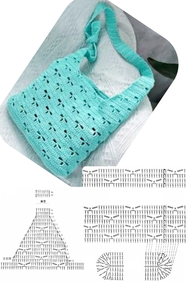 🧶Pontos de Crochê para Bolsas: Ideias Criativas para Explorar Cores e Fios