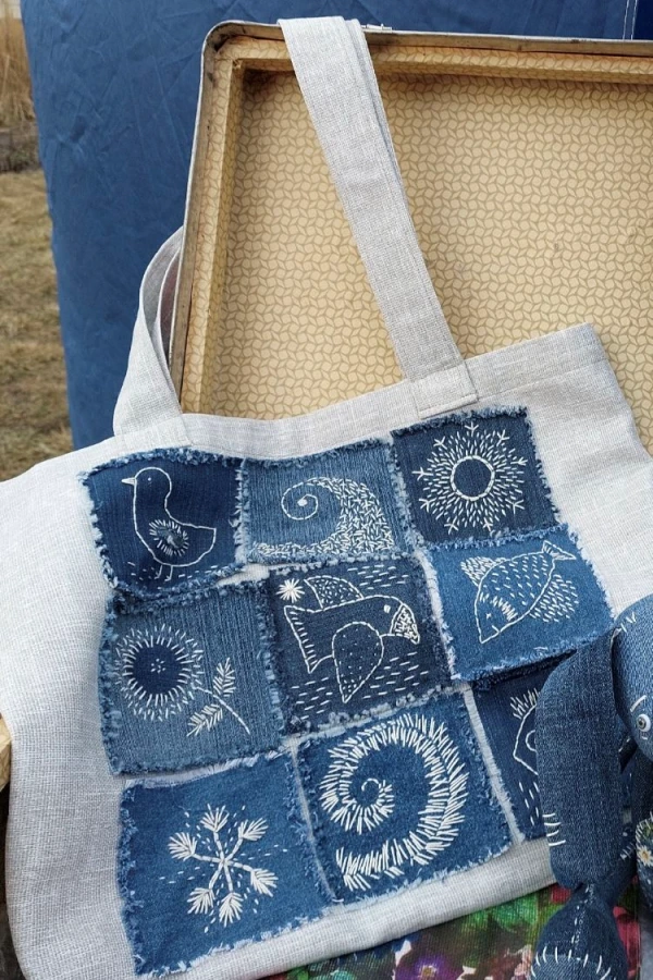 ♻️Reuse, Refaça e Reaproveite: 20 Ideias de Bolsas Feitas com Retalhos de Jeans