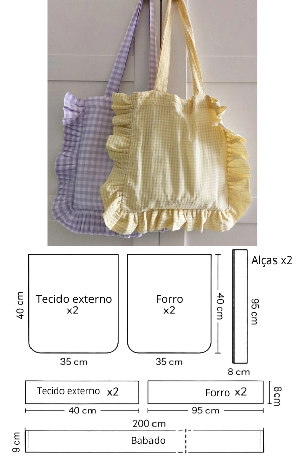 👜Bolsas de Tecido com Moldes: Ideias Criativas para Costurar, Usar ou Vender