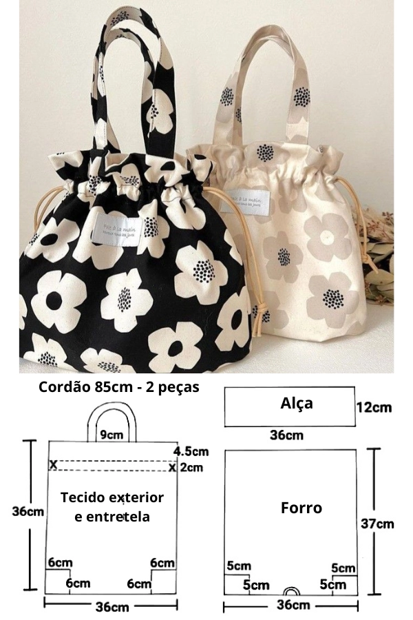 👜Bolsas de Tecido com Moldes: Ideias Criativas para Costurar, Usar ou Vender