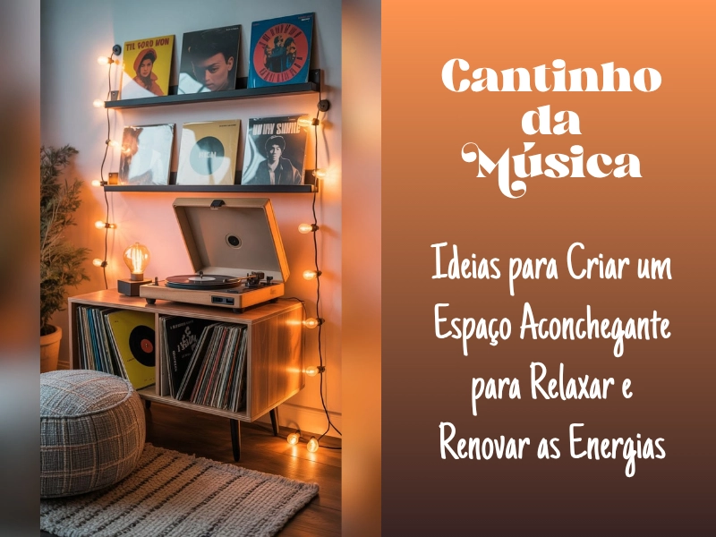 🎵Cantinho da Música: Ideias para Criar um Espaço Aconchegante para Relaxar e Renovar as Energias
