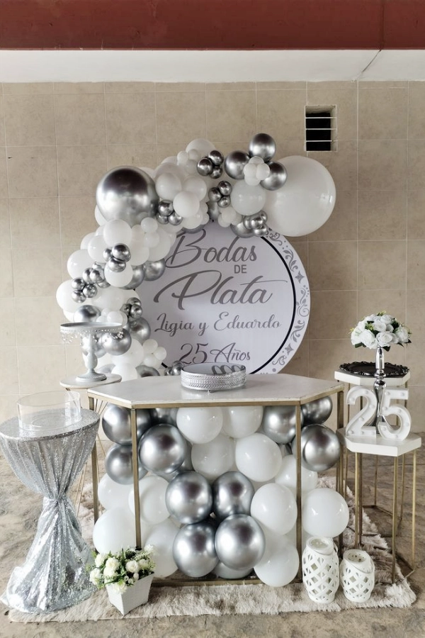 🥂Decoração para Bodas de Prata: Ideias Elegantes para Celebrar 25 Anos de Casamento
