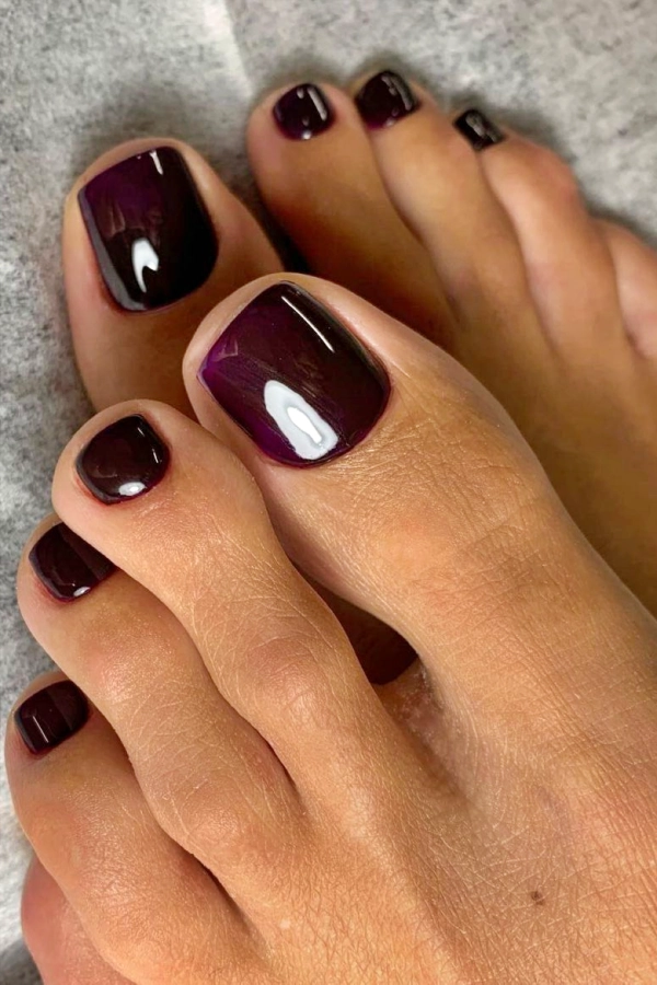💅19 Ideias de Esmalte nos Pés: Cores e Nail Designs para Inspirar