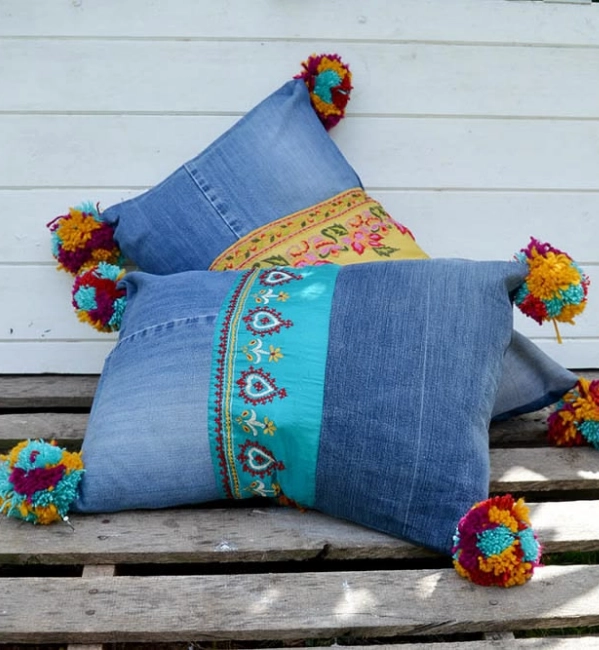 ♻️Reuse, Refaça e Reaproveite: 20 Ideias com Jeans Velho para Decorar a Casa