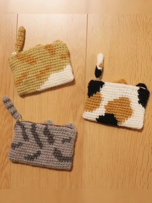 🧶Mini Bolsinhas de Crochê: 14 Modelos Criativos com Gráficos para Fazer