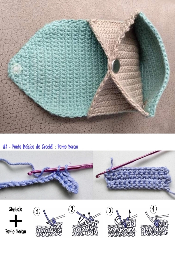 🧶Mini Bolsinhas de Crochê: 14 Modelos Criativos com Gráficos para Fazer