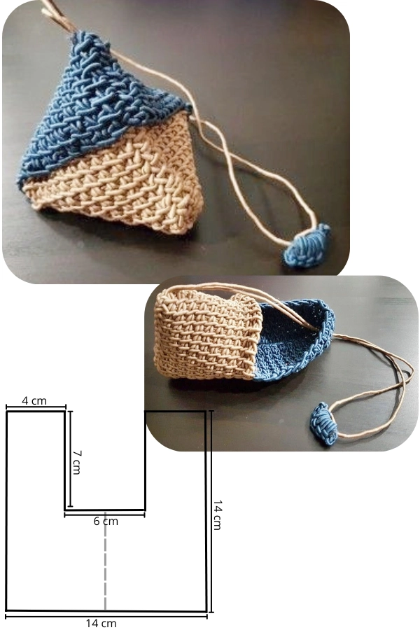 🧶Mini Bolsinhas de Crochê: 14 Modelos Criativos com Gráficos para Fazer