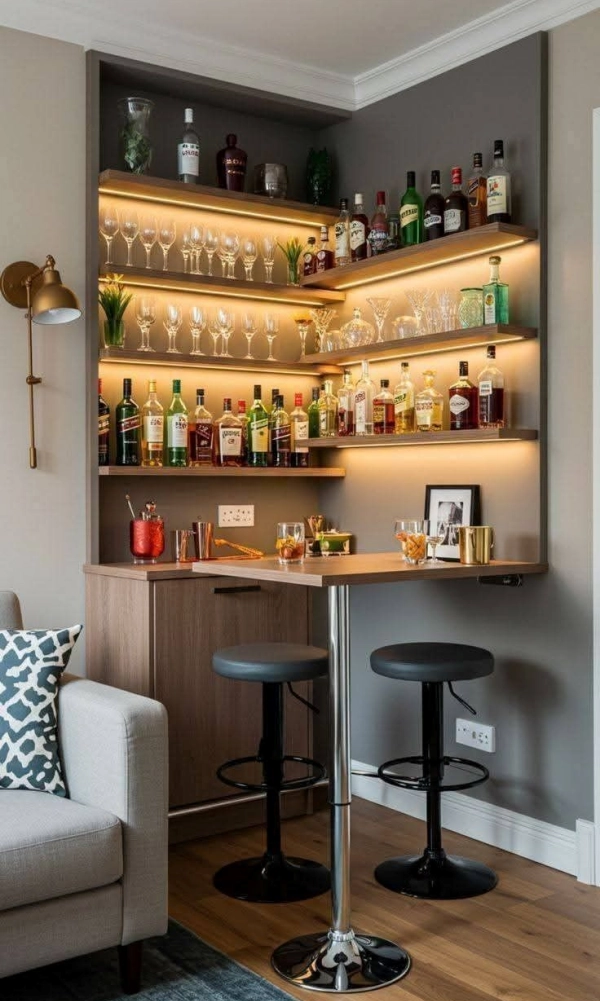 🍷 Cantinho do Bar em Casa: 17 Ideias para Montar um Espaço Bonito e Aconchegante