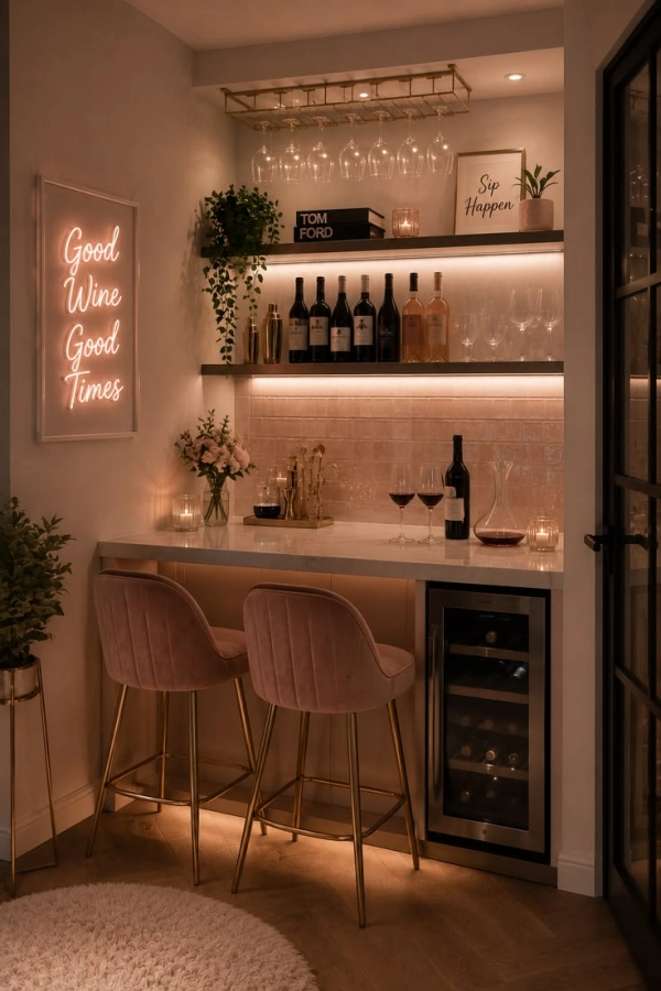 🍷 Cantinho do Bar em Casa: 17 Ideias para Montar um Espaço Bonito e Aconchegante