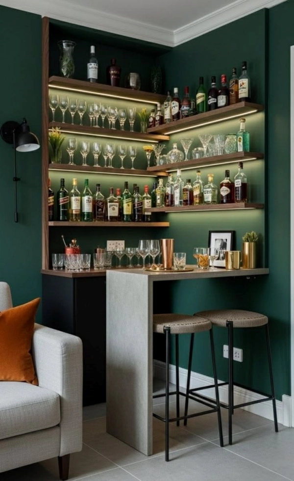 🍷 Cantinho do Bar em Casa: 17 Ideias para Montar um Espaço Bonito e Aconchegante
