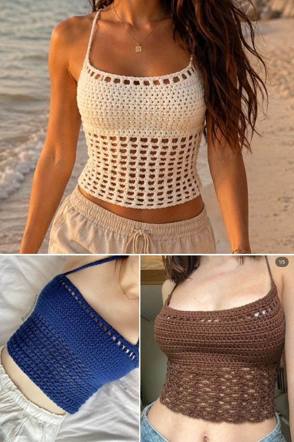 🧶Blusinhas de Crochê é Top! 53 Modelos para Curtir o Verão, da Praia às Festas | Parte 1