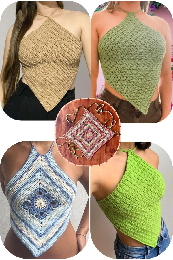 55 Modelos de Tops de Crochê: Como Cores, Fios e Pontos Mudam Tudo | Parte 2