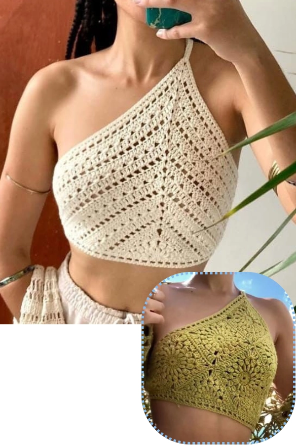 55 Modelos de Tops de Crochê: Como Cores, Fios e Pontos Mudam Tudo | Parte 2