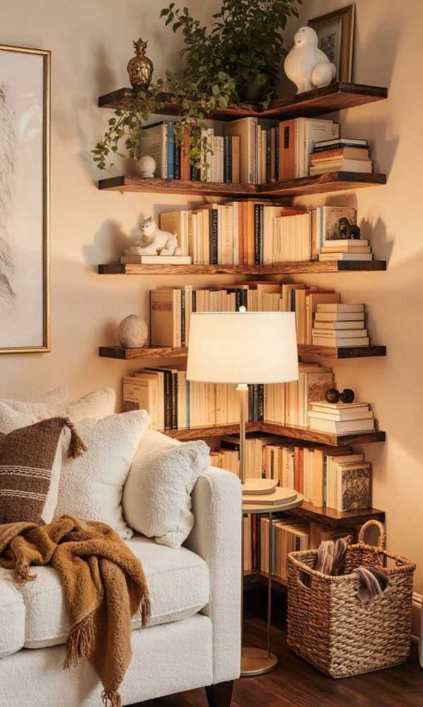 📚 Cantinho do Livro: 19 Ideias Baratas, Compactas e Estilosas para Criar Seu Espaço de Leitura