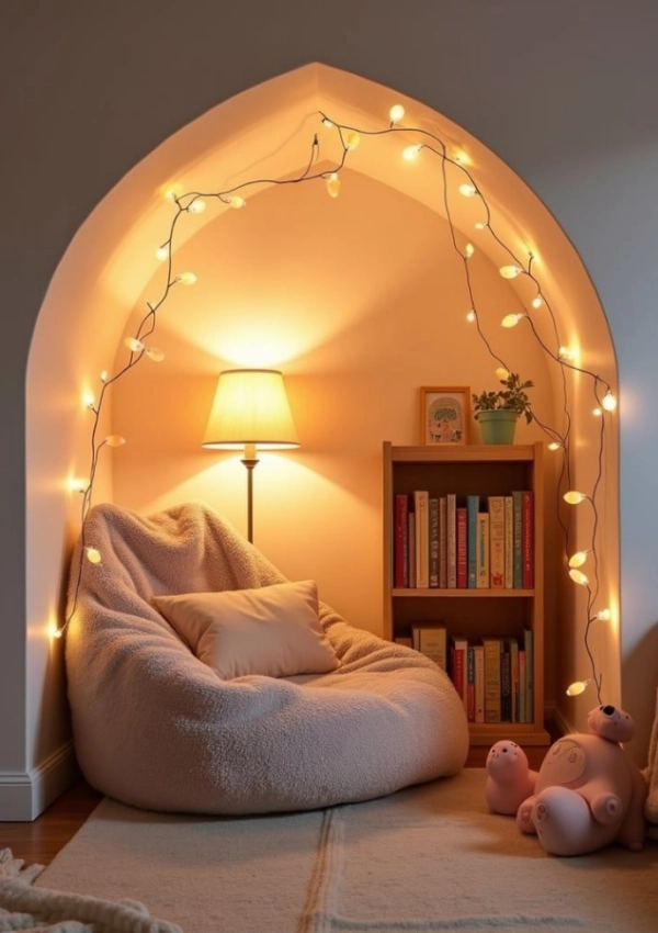 📚 Cantinho do Livro: 19 Ideias Baratas, Compactas e Estilosas para Criar Seu Espaço de Leitura
