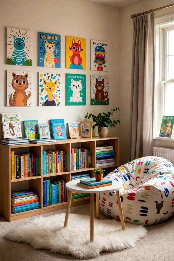 📚 Cantinho do Livro: 19 Ideias Baratas, Compactas e Estilosas para Criar Seu Espaço de Leitura